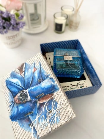 Коробка для подарка "Мужская подарочная" — изображение 2